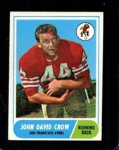 1968 Topps #87 John David Crow Vgex 49ERS *X110372 - $4.66