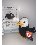 Beanie Baby, TY 1996 Rare &amp; Retired Baldy the Eagle Beanie Baby #4074, 1... - £27.24 GBP
