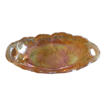Amber Color Glass Dish - £19.51 GBP