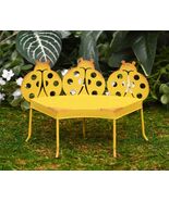 Pack Of 2 Enchanted Fairy Garden Miniature Metal Yellow Ladybug Nook Par... - $418.36 MXN