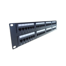 4xem 4XRMC6PP48 48PORT CAT6 CAT5 PATCH PANEL 2U RACKMOUNT 568B 110 PUNCH... - $108.76