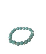 Vintage Amazonite Beaded Stretch Bracelet Calming Energy Womens Costume ... - $16.63