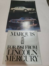 1978 Ford Granada - 1978 Ford LTD - 1981 Marquis - Brochure / Pamphlet. - £13.84 GBP