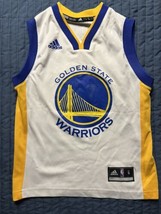 Adidas NBA Golden State Warriors #7 Jersey Youth Size Small White - $14.85