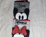 Disney MICKEY &amp; MINNIE MOUSE 2-Pack Oversized Mini Oven Mitts New - £8.02 GBP