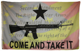 Usa Come And Take It 3 X 5 Flag Banner FL682 Rifle Gun Military 2ND Amendment - £14.15 GBP