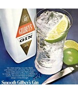 Gilbeys Distilled London Dry Gin 1980 Advertisement Distillery Frosty DW... - £22.52 GBP