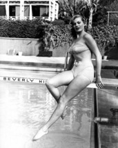 Anita Ekberg In Bikini On Beverly Hills Hotel Pool Diving Board 8X10 Photo - £7.65 GBP