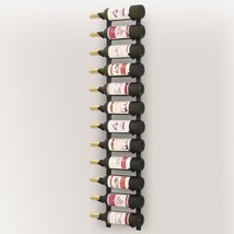 Modern Wall Mounted Iron Wine Bottle Storage Rack Unit Organiser Holder Racks - £72.23 GBP+
