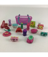 Shopkins Miniature Figures Shopping Bag Tote Roller Blade Television Sho... - $24.30 CAD
