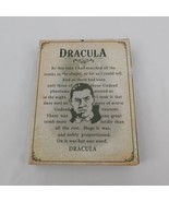 Dracula Wall Table Decor Halloween Ashland Midnight Moon Collection 8x6 ... - $7.85