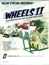 Wheels II Arcade Video Game Flyer Original 1975 Retro Vintage Promo Artwork - £19.59 GBP