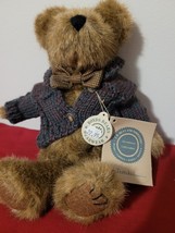 Vintage 1998 BOYDS  Bear Mr Trumbull  Jointed Bear Sweater Bow Tie J B Bean - £15.18 GBP