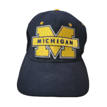 NCAA Starter Michigan Wolverines Hat Cap Vintage Flex Fit Closure - £15.72 GBP