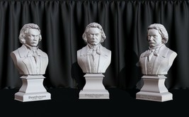 Ludwig van Beethoven Bust Model Printing Miniature File STL for 3D Printer -
... - £1.49 GBP