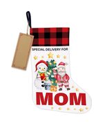 TSUYAWU Grandma Christmas Stocking Holiday Decoration 18x12 Inch - $169.14 MXN
