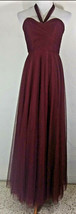 Jenny Yoo Collection Womens Dress Size 6 Burgundy Red Tulle Convertible ... - £77.35 GBP