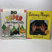 Vintage Lot 2 Books String Magic Designs How Make Them 50 Super Animal O... - £15.79 GBP