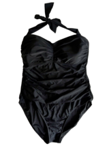 NWT  Shore Club Swimsuits for All Black One Piece Swimsuit Size 22 - £37.35 GBP