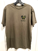 Disney Parks Mickey Mouse Honor Camouflage Military T-Shirt Veterans Day Medium - £38.94 GBP