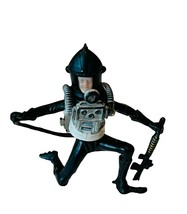 Louis Marx miniature black scuba diver rifle RARE Vtg Action figure toy ... - $39.55