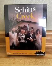 Schitt&#39;s Creek Cast Aquarius 500 Piece Jigsaw Puzzle New Sealed Box Dama... - $14.89