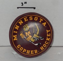 Minnesota Golden Gophers Small 3&quot; Soft Hockey Puck By Baden - £7.82 GBP
