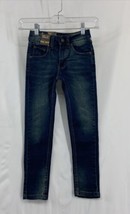 Lee Girls Size 6 Straight Leg Blue Denim Jeans With Adjustable Waistband NWT - $16.14