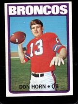 1972 TOPPS #178 DON HORN EX BRONCOS *X82020 - $2.21