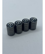 Set Of 4 Dark Grey Tire Valve Stem Cap Fits Most Mercedes Cars Wagons &amp; ... - $248.66 MXN
