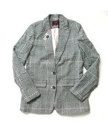NWT J.Crew Boyfriend Blazer in Black White Plaid Italian Wool Jacket 4 $248 - £117.68 GBP