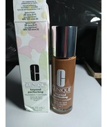 Clinique Beyond Perfecting Foundation + Concealer 30mL, WN 122 CLOVE, NIB - $25.51