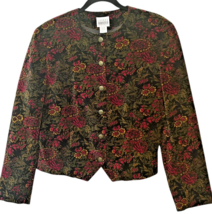 VTG Leslie Fay Sportswear Cotton Tapestry Quilted Women&#39;s Evening Blazer... - $675.46 MXN