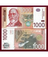 Serbia Banknote 1000 Dinara Dinar Dinars, UNC, 2011 - $422.06 MXN