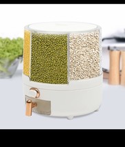 Dry Food Dispenser Rice Storage Container Rice Dispenser Cereal Keeper 9.92 lbs - £15.82 GBP