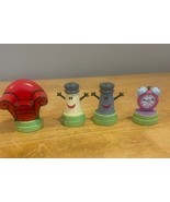 Vtg Blues Clues Action Stampers Rubber 1998 Set Of 4 Clock Chair Salt Pe... - $12.86