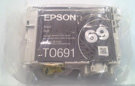 Epson T0691 BLACK ink jet printer Stylus CX6000 CX7000F CX7400 CX7450 to691 69 - £15.53 GBP