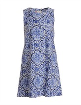 Jude Connally Beth Dress In Painted Tile Cobalt - £76.99 GBP