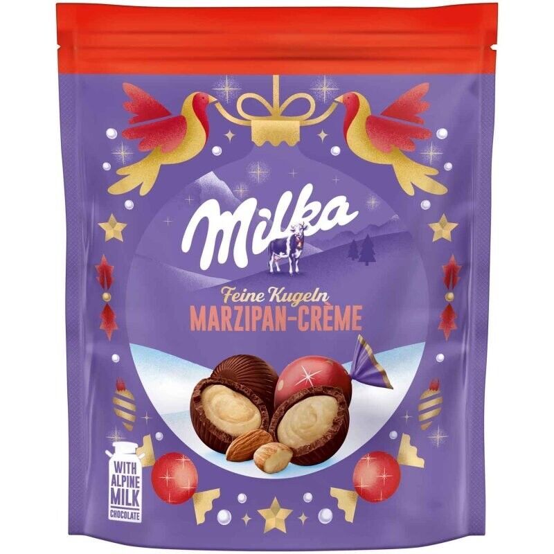 Milka chocolate balls: MARZIPAN CREAM 90g/3.17 oz -FREE SHIPPING-