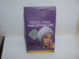 Donna FRIZZ-FREE Hair Drying Cap - Premium Collection - Heather Gray - $9.49