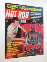 Vintage Hot Rod Magazine 1966 December 383 V8 Barracuda Shelby Street Roadsters - £7.99 GBP