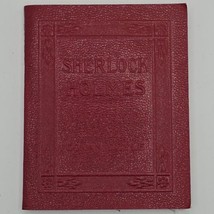 SHERLOCK HOLMES by Conan Doyle -1920&#39;s Miniature Little Leather Red Book - £7.52 GBP