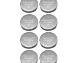 Panasonic CR2032 3V Lithium Coin Battery (Pack of 8) - £5.89 GBP