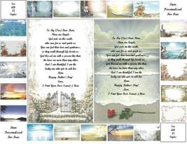 Mother&#39;s Day Gift ~Personalized Poems for that Special Mom ~See Variations - £6.89 GBP
