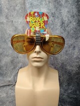 Funny Jumbo Oversized Rock N Roll Costume Sunglasses Elvis Style Rocksta... - £8.63 GBP