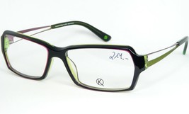 Kuno Qvist Opo Sweden Ratatusk P86 Pink /BLACK /GREEN Eyeglasses 56-15-140mm - $77.12