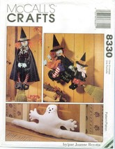 McCalls 8330 824 Halloween Witch Ghost Crafts Sewing Pattern Beretta UNCUT FF - £7.39 GBP