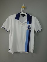 Child&#39;s U.S. Polo Assn White and Blue Shirt Size M 10-12 - £8.00 GBP