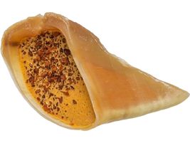 MPP Dog Dental Chew Filled Cow Hooves All Natural Healthy Bacon and Cheese Flavo - £11.19 GBP
