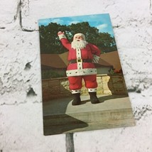Vintage IN Postcard Santa Claus At Santa Claus Land Indiana Christmas Unposted - £7.76 GBP